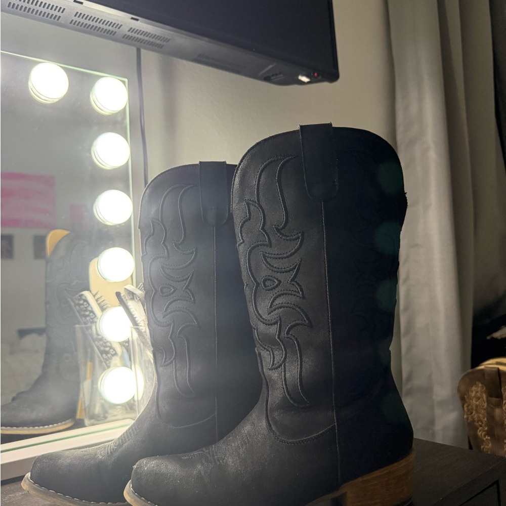 Roper Women's Black Cowboy Boots